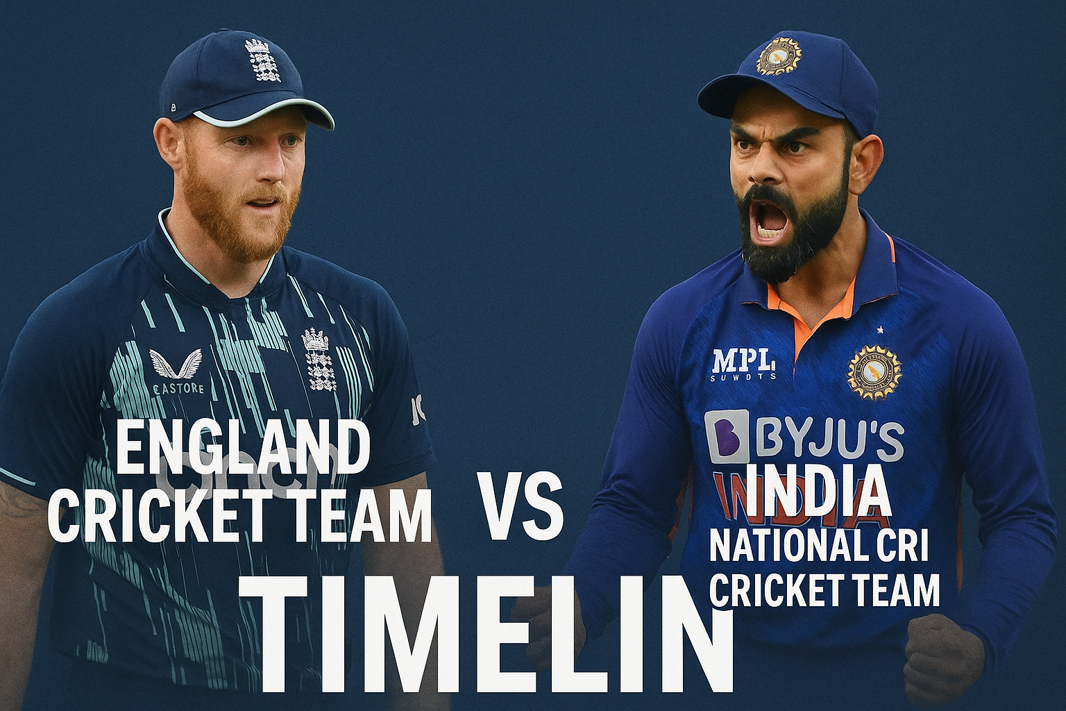 england cricket team vs india national cricket team timeline